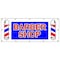 Signmission Barber Shop Banner Heavy Duty 13 Oz Vinyl with Grommets Single Sided B-120 Barber Shop - alternate 1